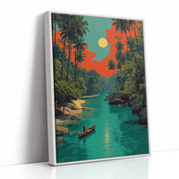 Palms Along the Turquoise Bend