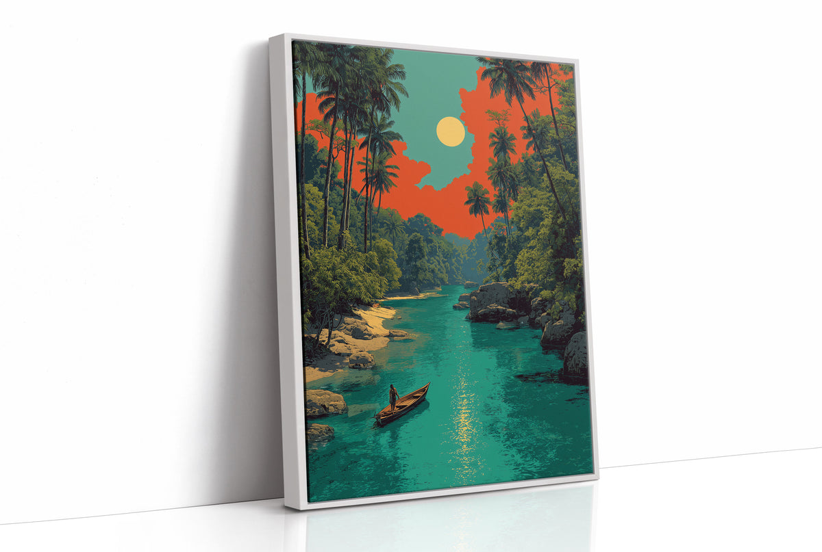 Palms Along the Turquoise Bend