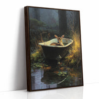 Fawn Finds Sanctuary At Dusk