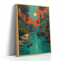 Palms Along the Turquoise Bend