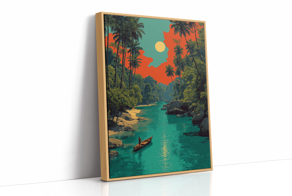 Palms Along the Turquoise Bend