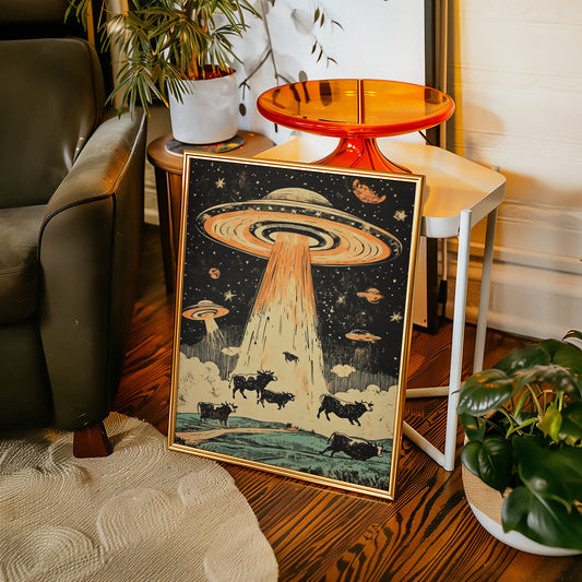 Cattle Abduction Under the Stars