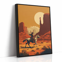 Lone Rider Chases Desert Gold