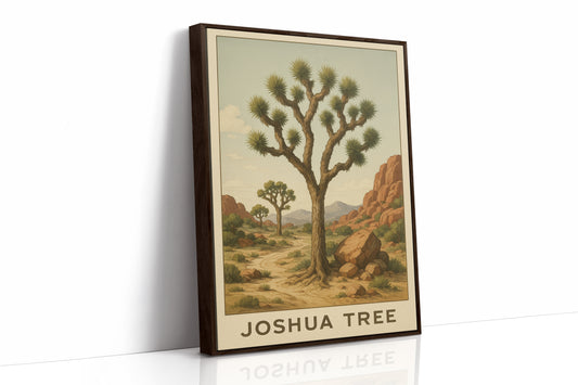 Joshua Tree Desert Landscape Art Print