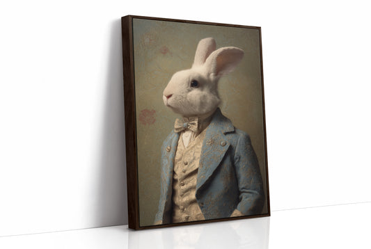 Noble Rabbit In Velvet Court