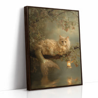 Feline Myths Beneath Autumn Boughs