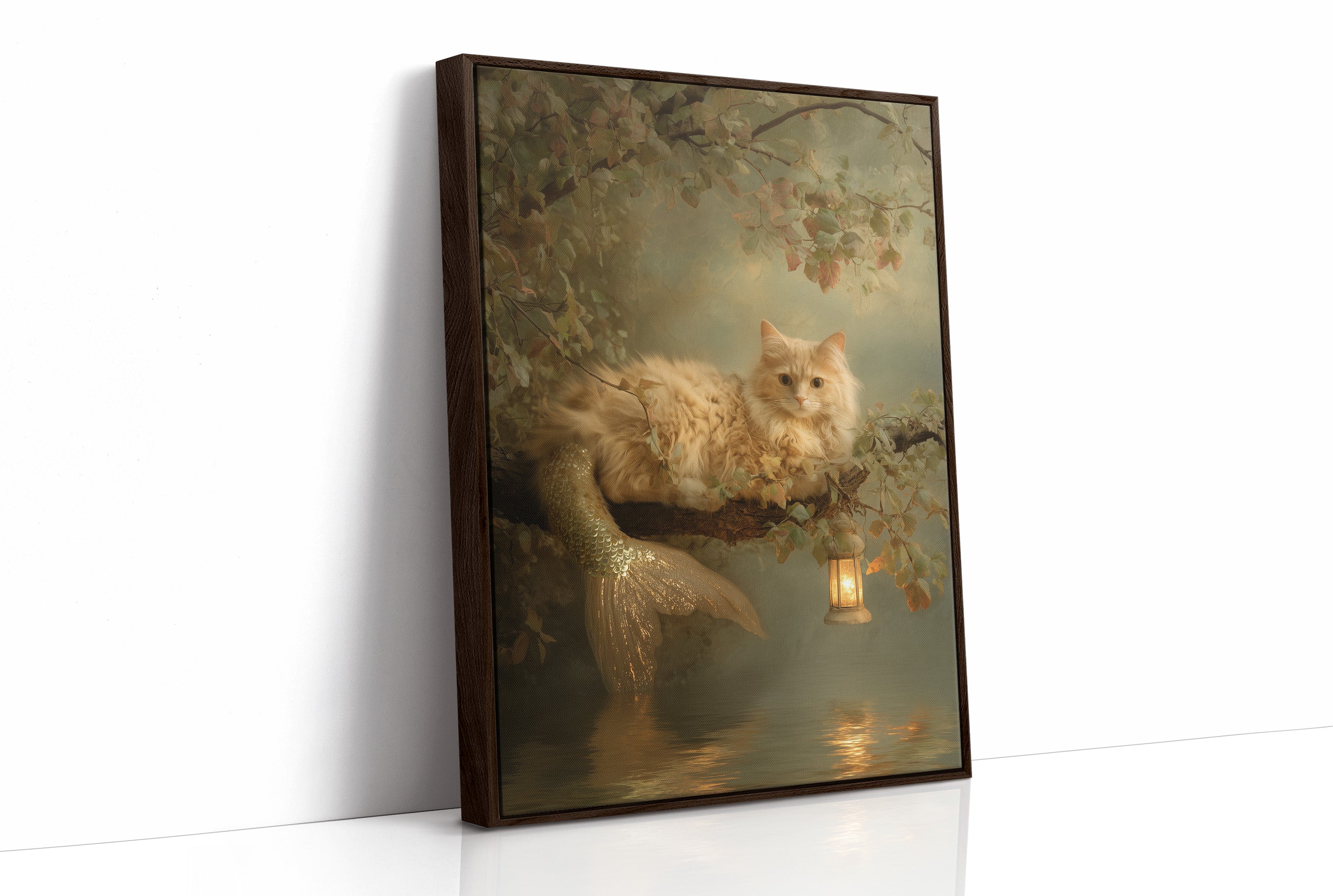 Feline Myths Beneath Autumn Boughs