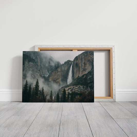 Granite Giants Meet Morning Mist