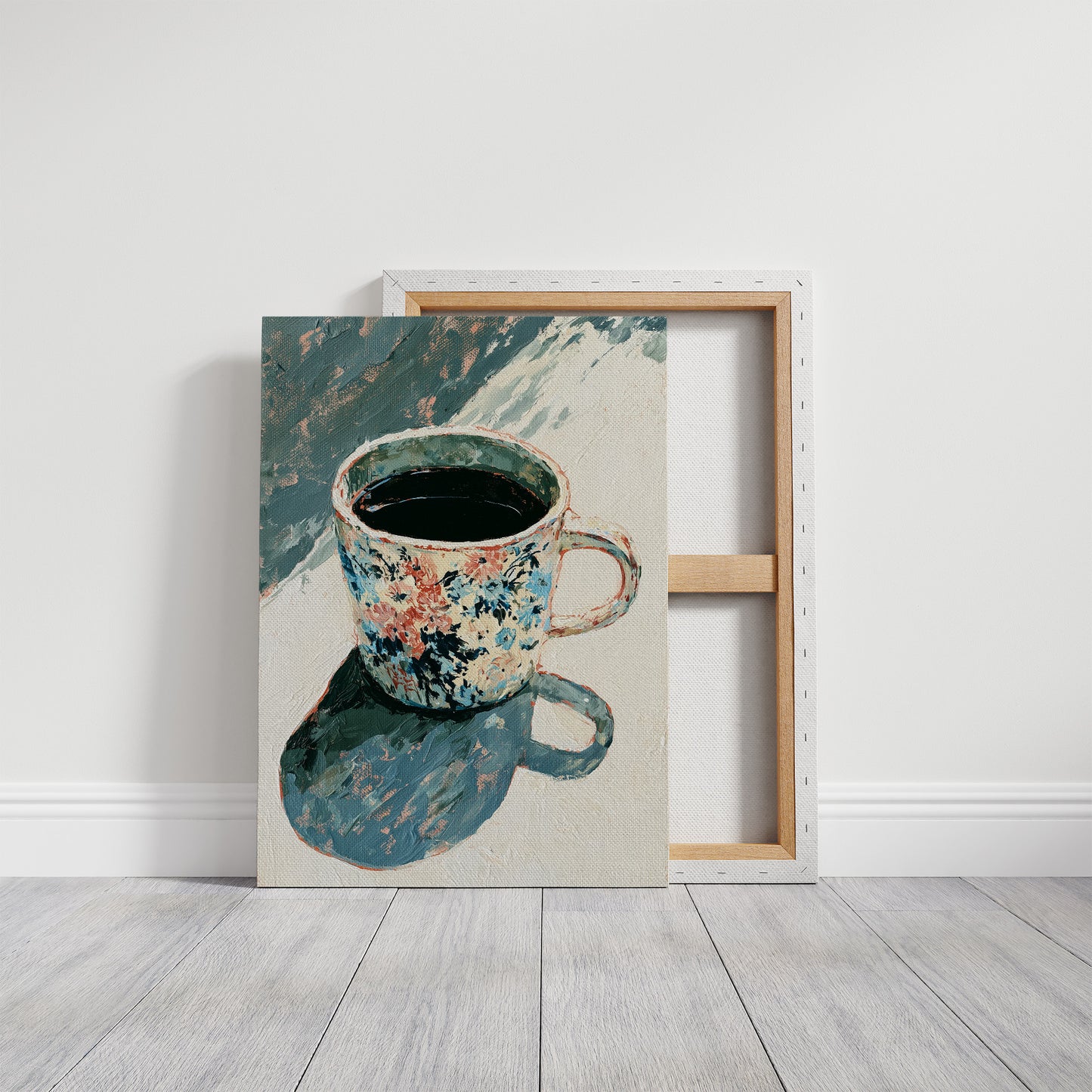 Floral Mug, Long Morning Shadow