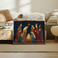 Starlit Kings Follow Golden Light