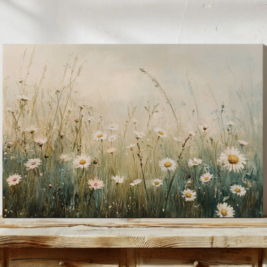 Morning Light Dances Through Daisies