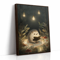 Midnight Tales Under Glowing Bulbs