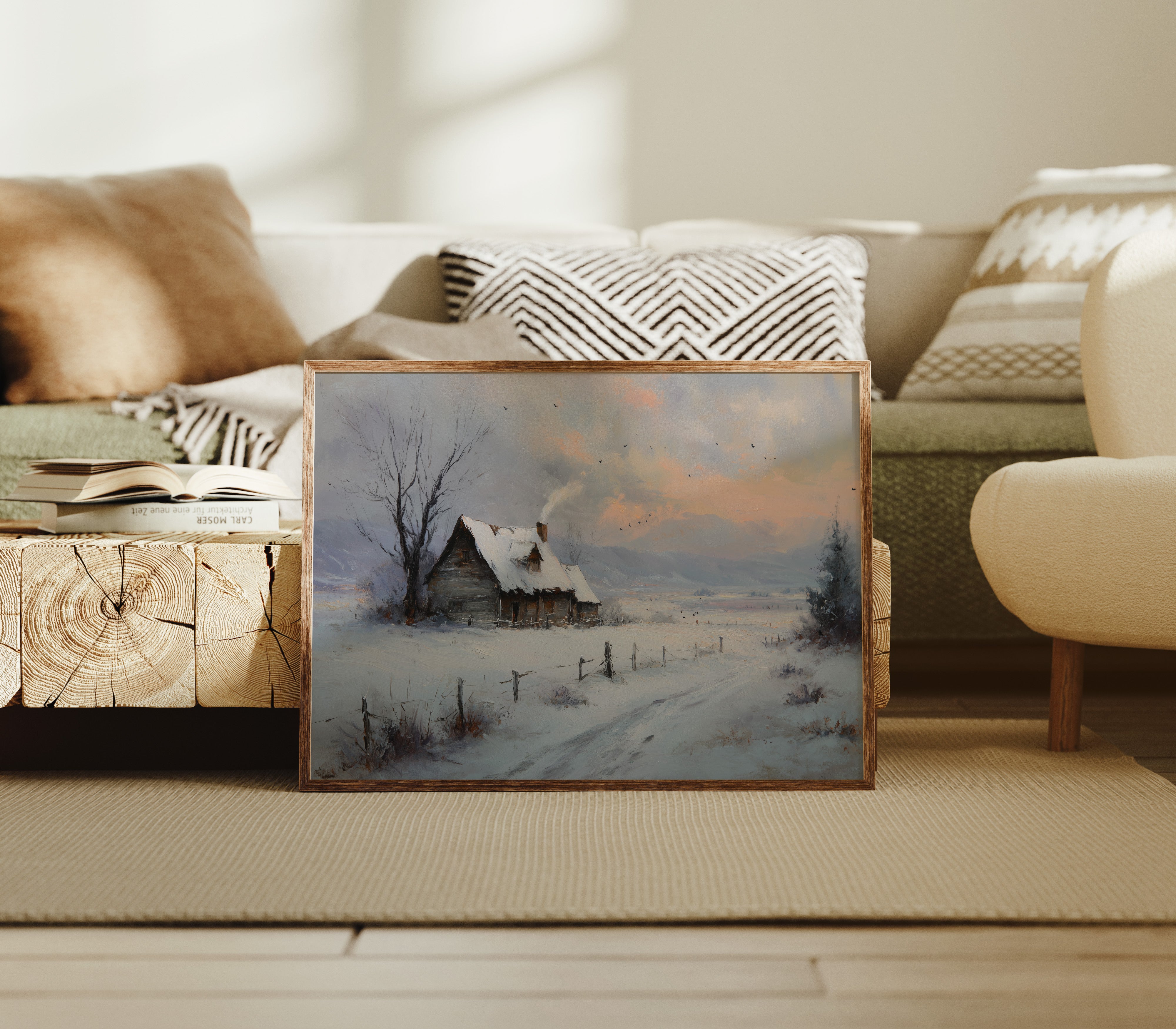 Snow Blankets The Forgotten Farmhouse