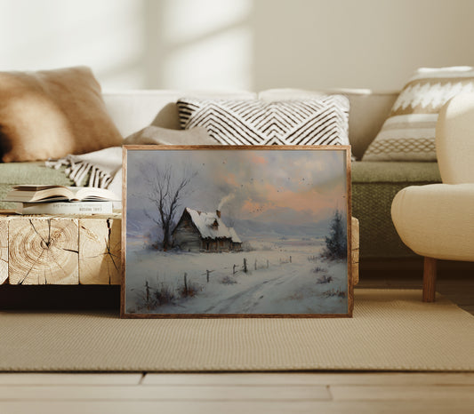 Snow Blankets The Forgotten Farmhouse