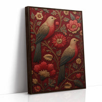 Stitched in Crimson and Gold