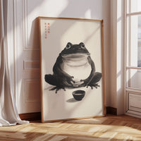 Zen Frog – A Moment of Tea