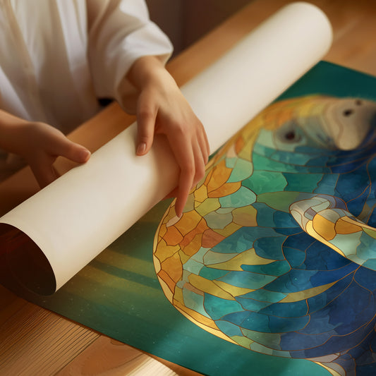 Gentle Giant In Sunlit Waters