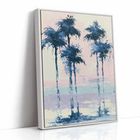 Navy Palms, Cotton Candy Sky