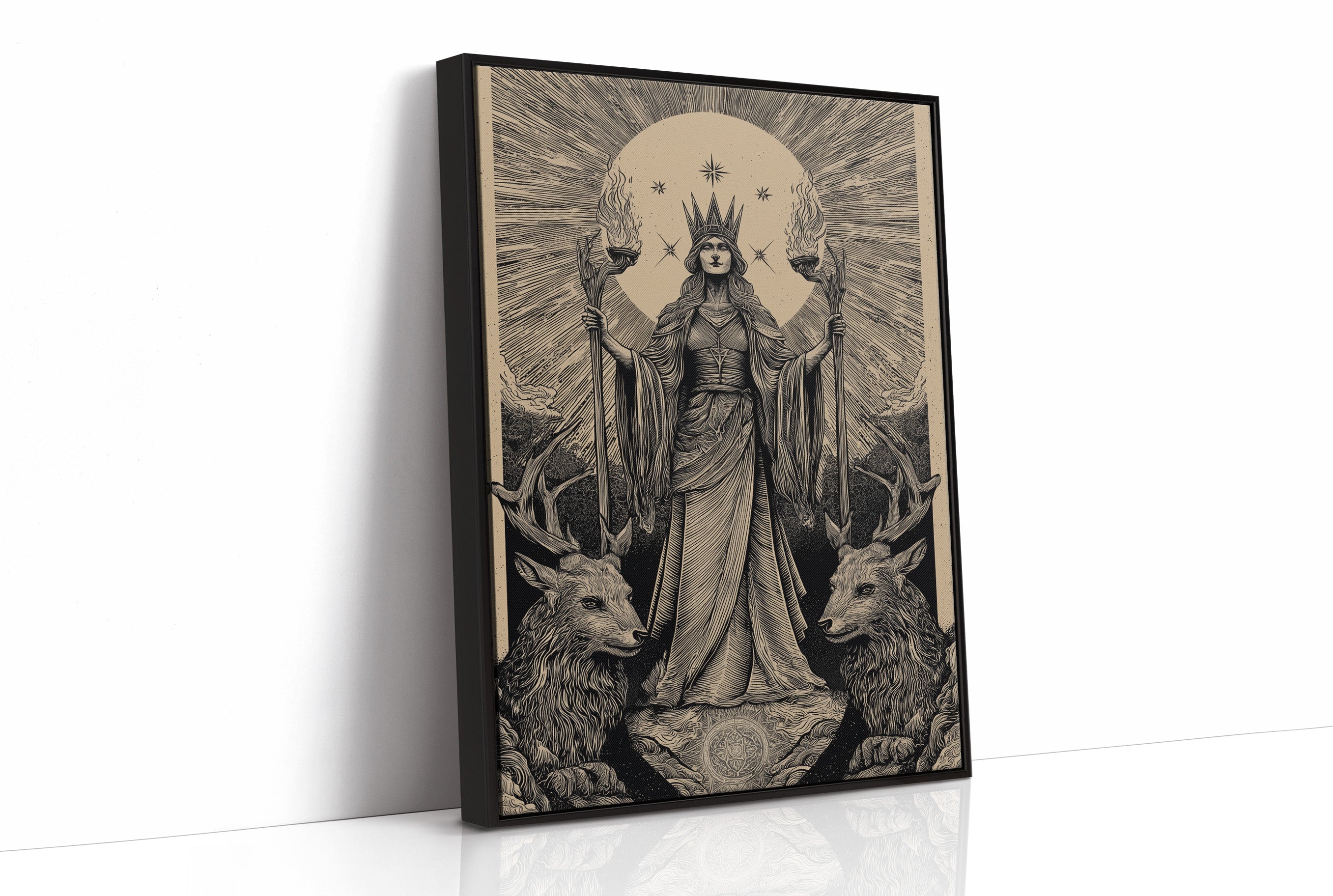 Crowned Between Stags And Stars