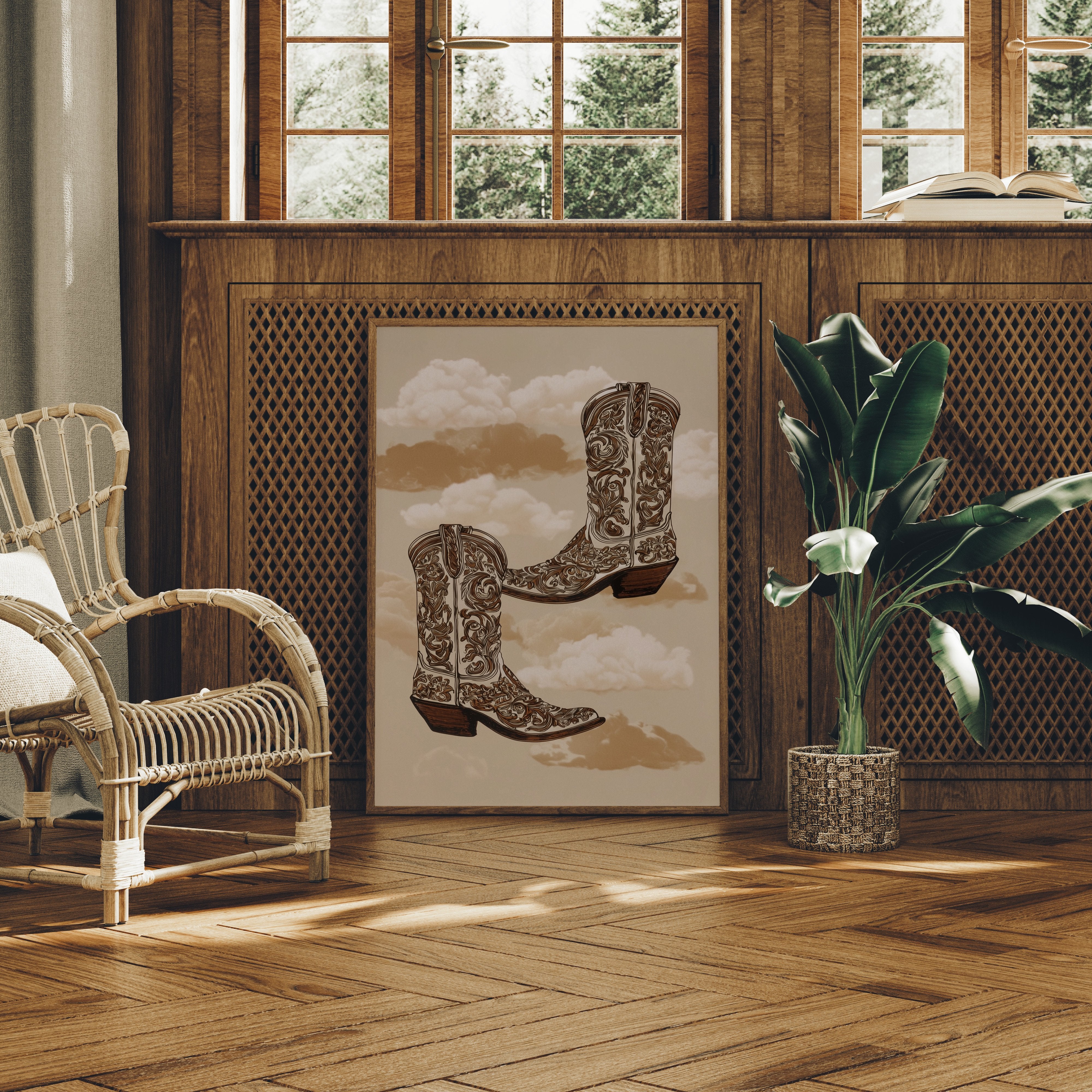 Boots Tell Tales Of Prairie Wind