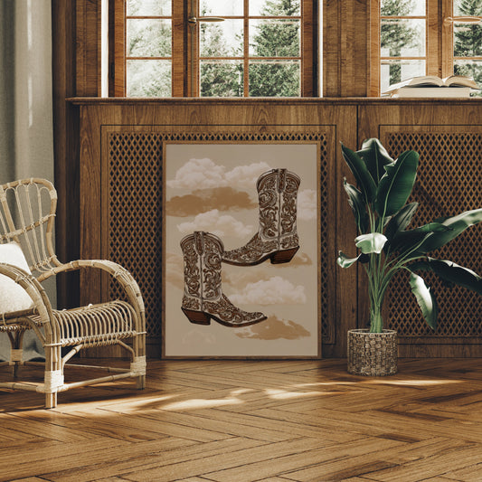 Boots Tell Tales Of Prairie Wind