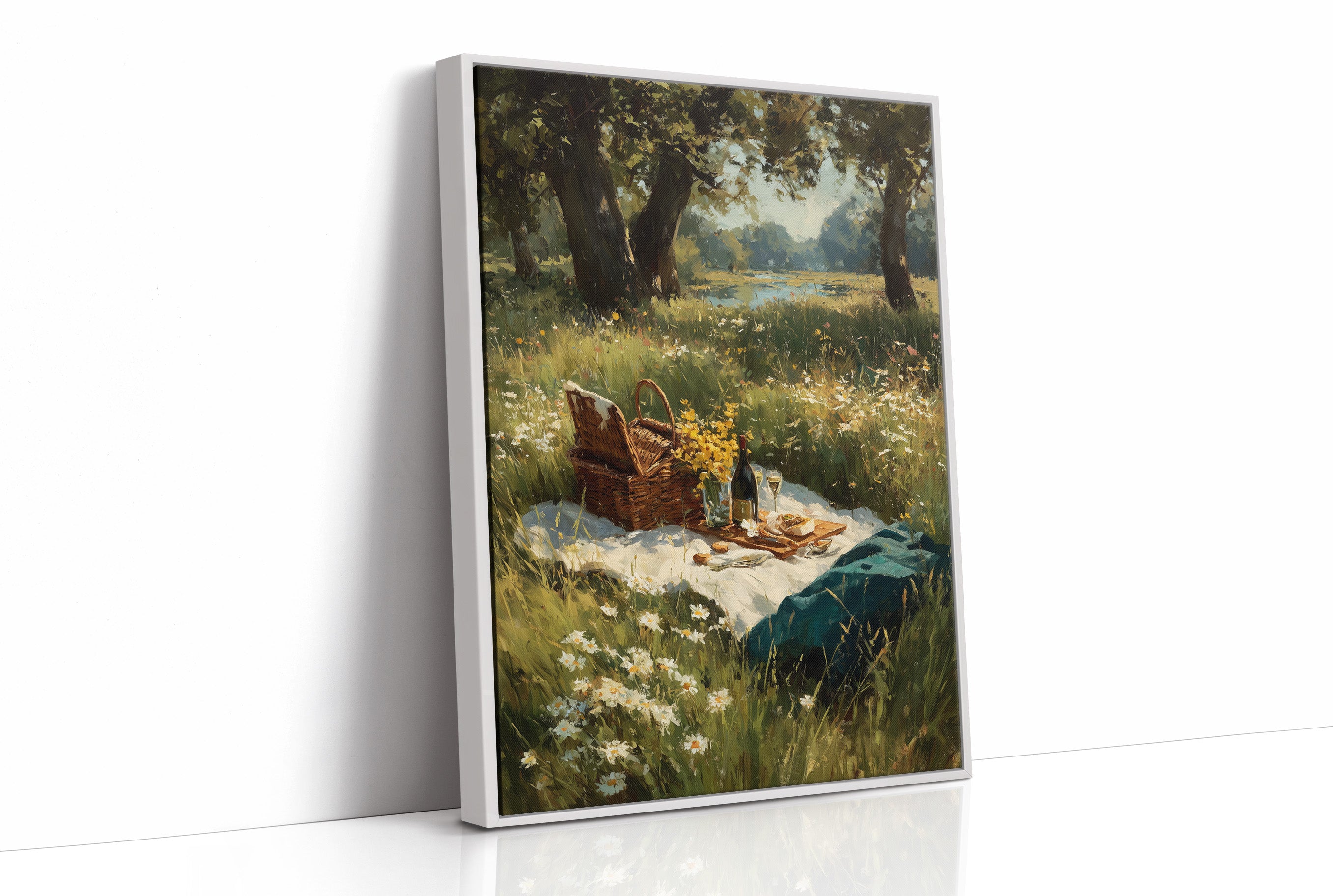 Picnic in the Wildflower Field