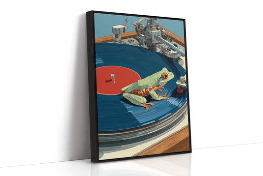 He Only Listens to Vinyl