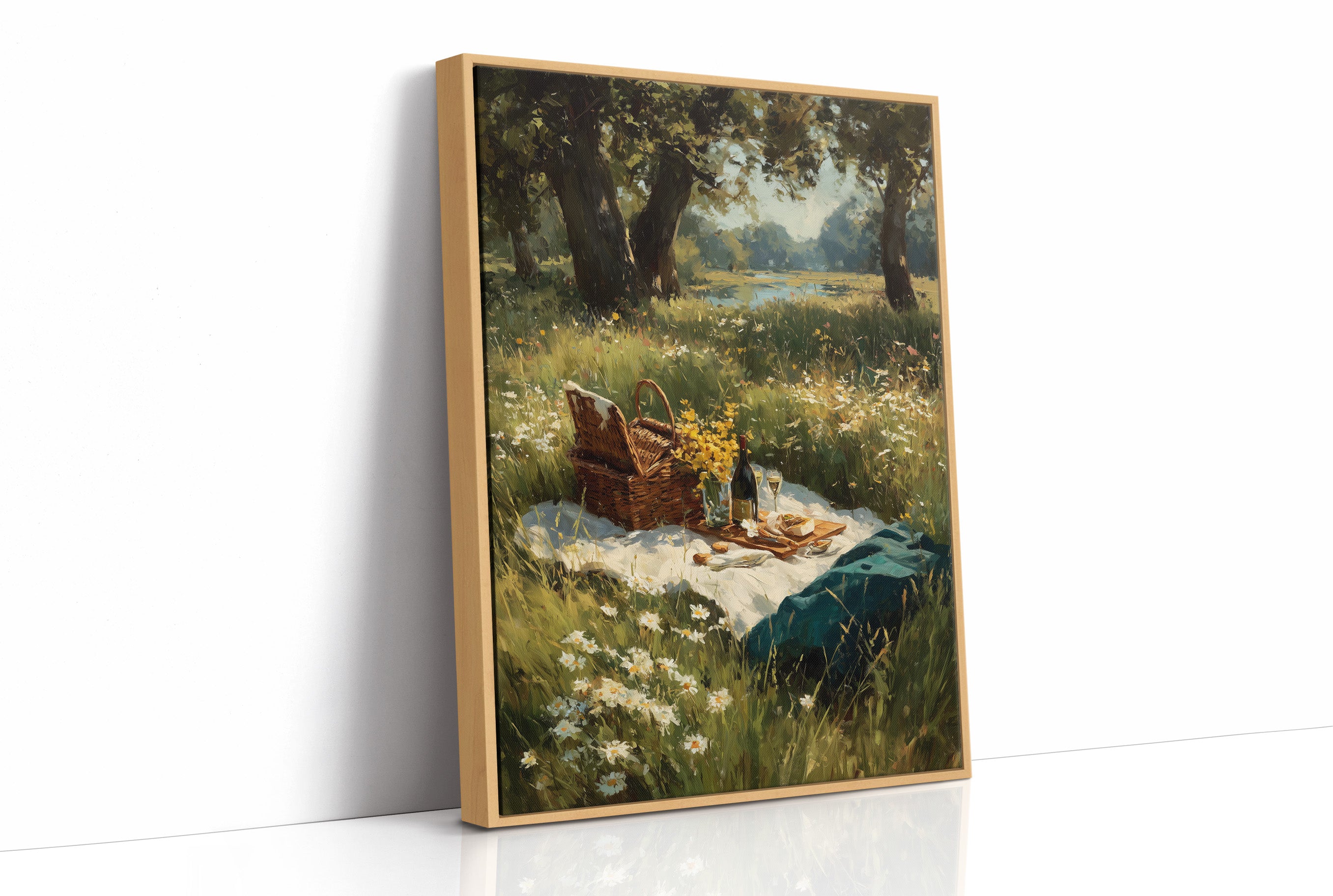 Picnic in the Wildflower Field