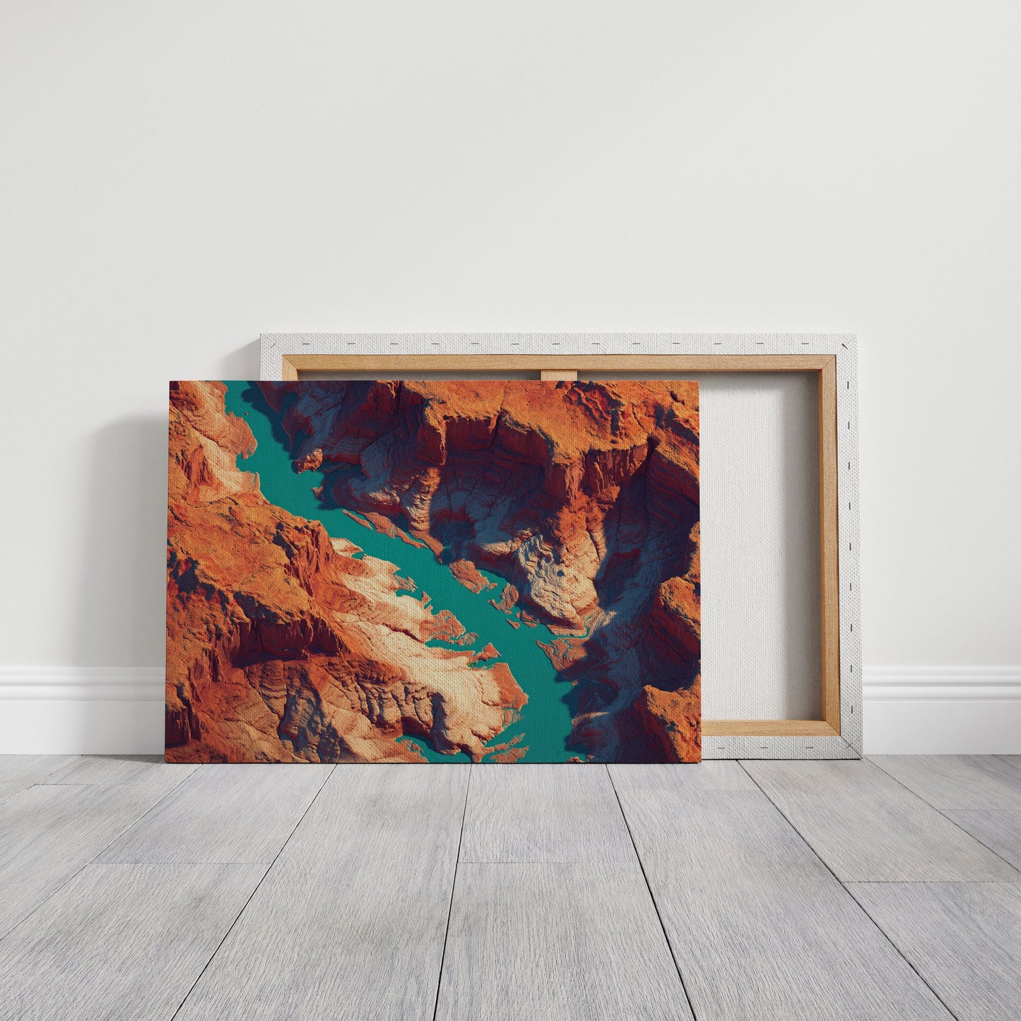Turquoise Rivers Carve Ancient Stone