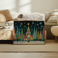 Winter Trees Catch Starlight's Song