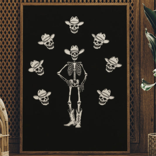 Cowboy Bones Dance Under Stars