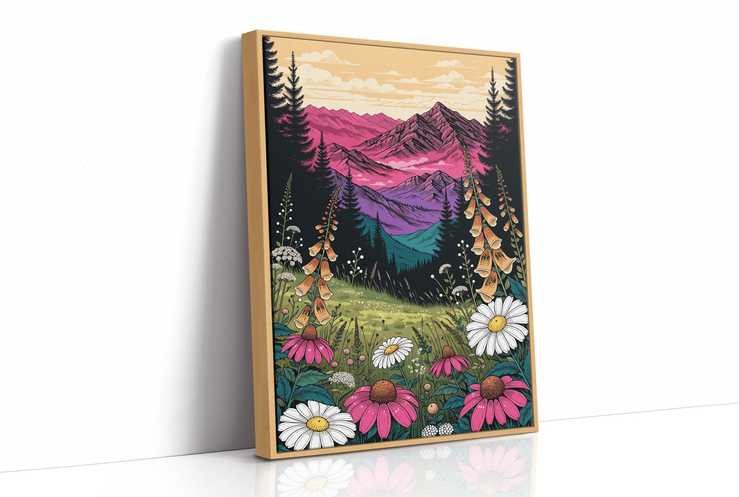 Wildflowers Below Rose Peaks