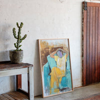 Sunlit Moments In Turquoise Room