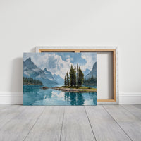 Alpine Waters Mirror Mountain Dreams