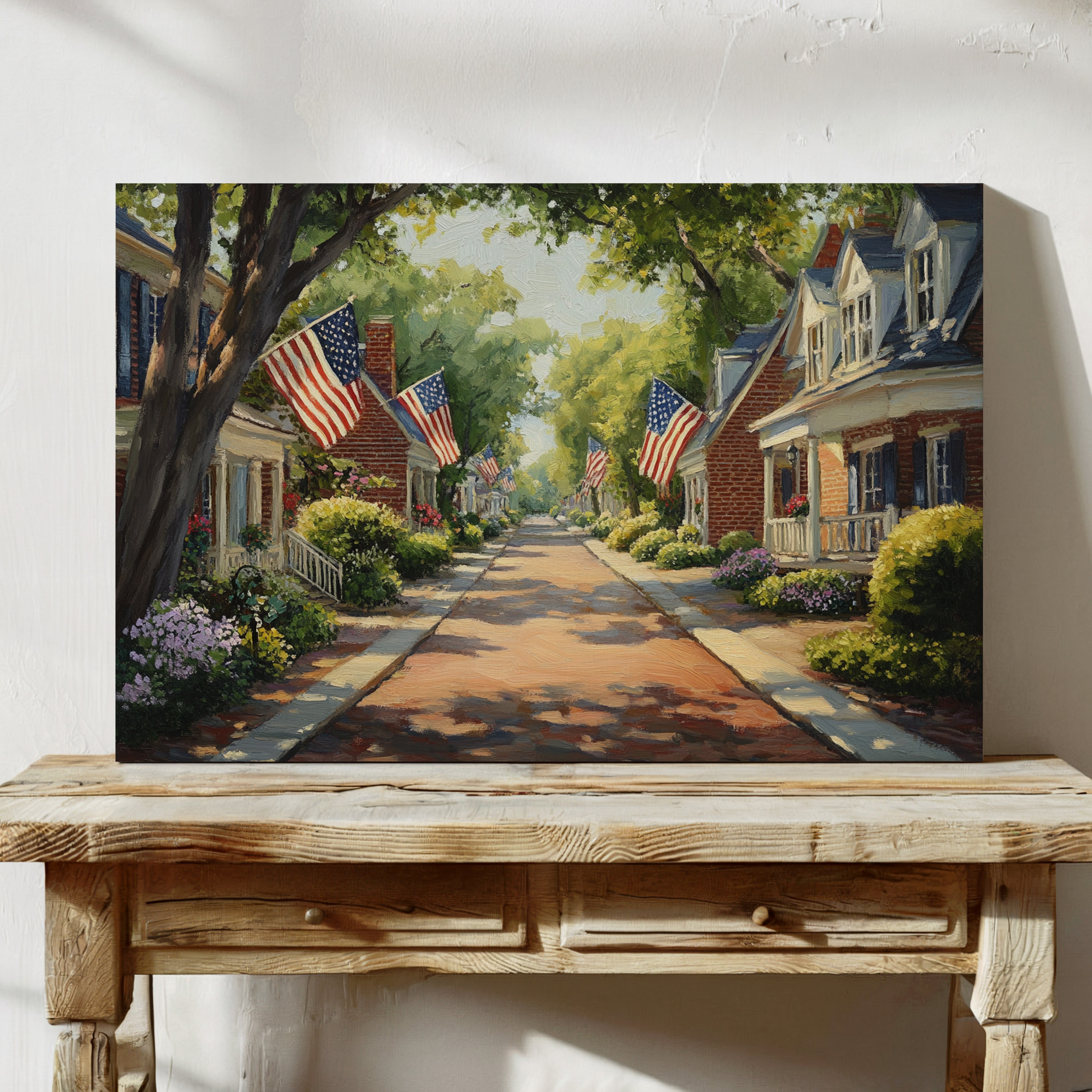 Summer Glory On Colonial Lane