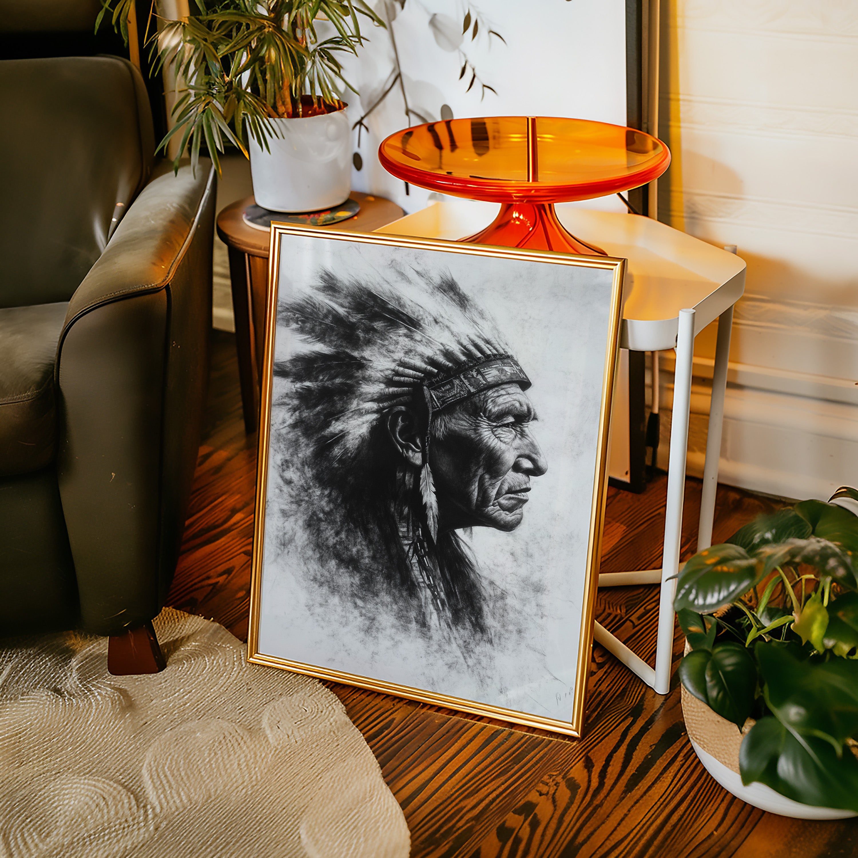 Elder Spirit in Charcoal