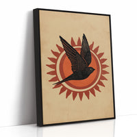 Raven Wings Meet Desert Sun