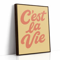 C’est La Vie Retro Wall Art