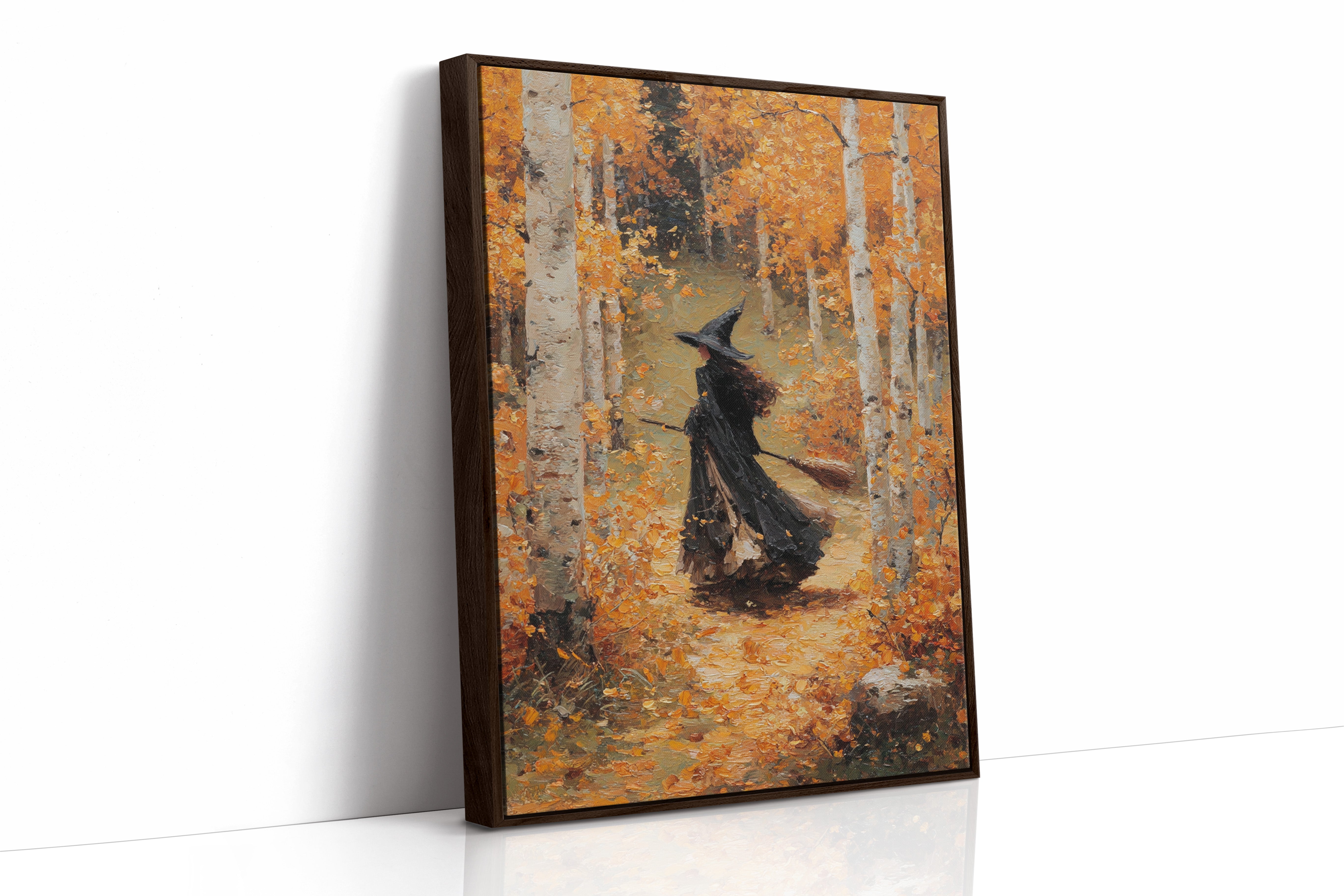 Through Golden Leaves She Dances