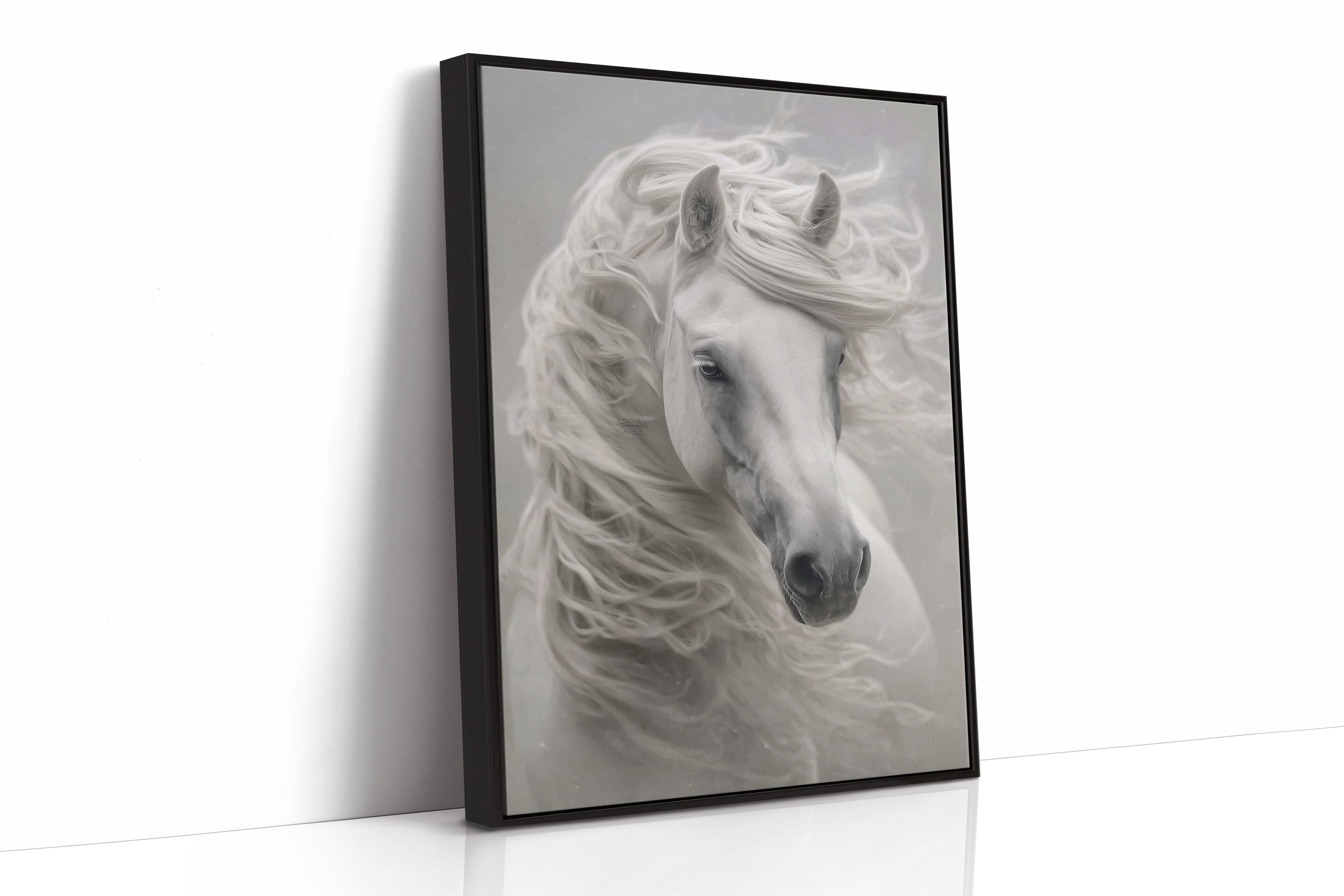 Wind Dances Through Frost Manes