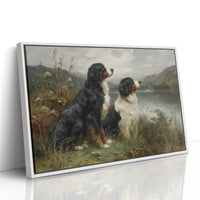 Two Dogs Watching the Same Horizon