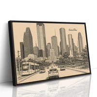 Houston, City Hall to Skyline