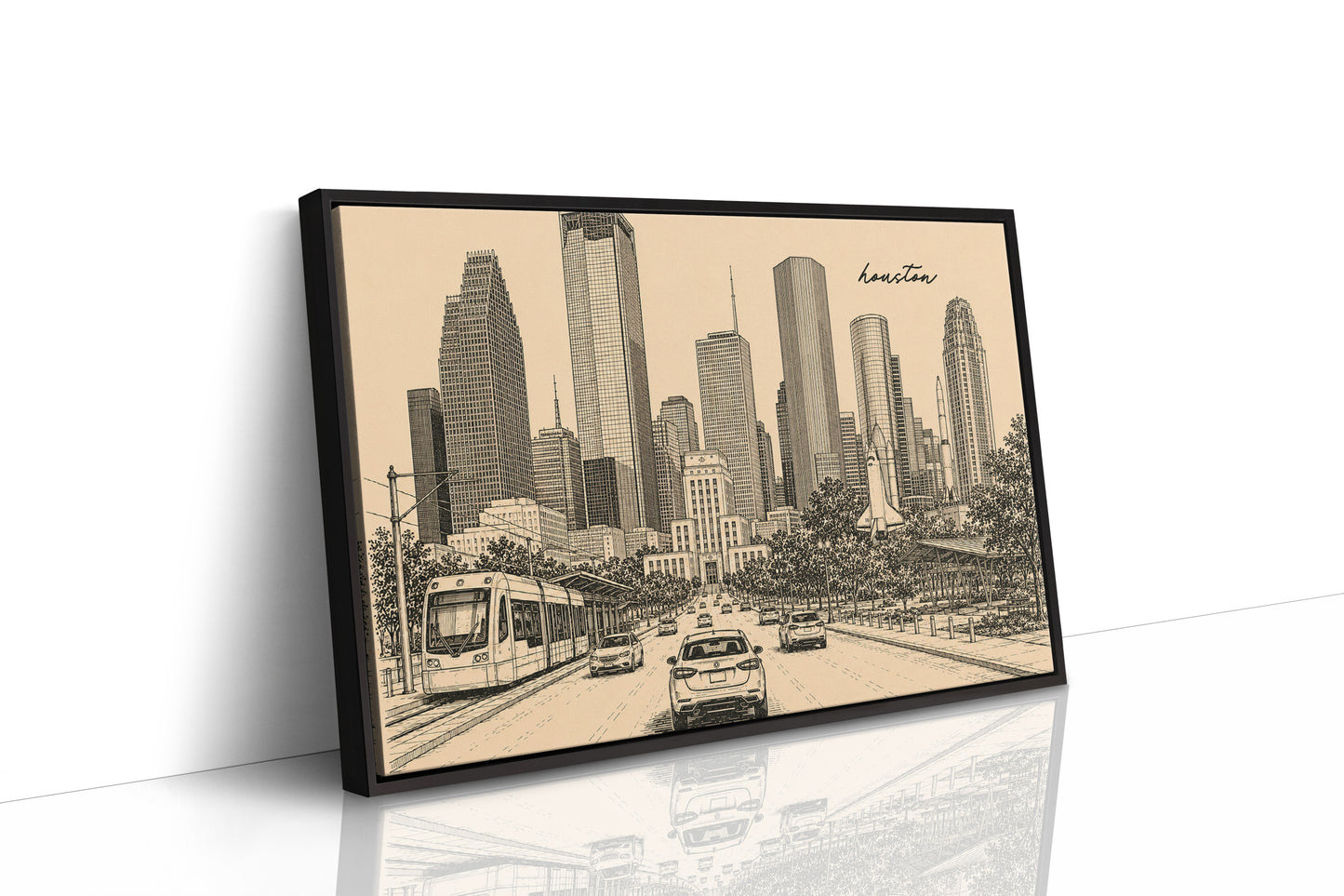 Houston, City Hall to Skyline