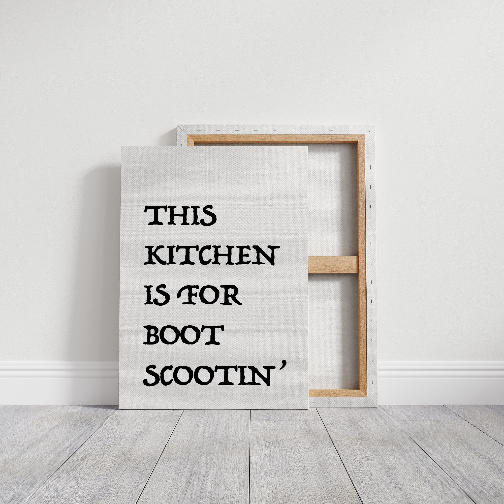 This Kitchen Is for Boot Scootin