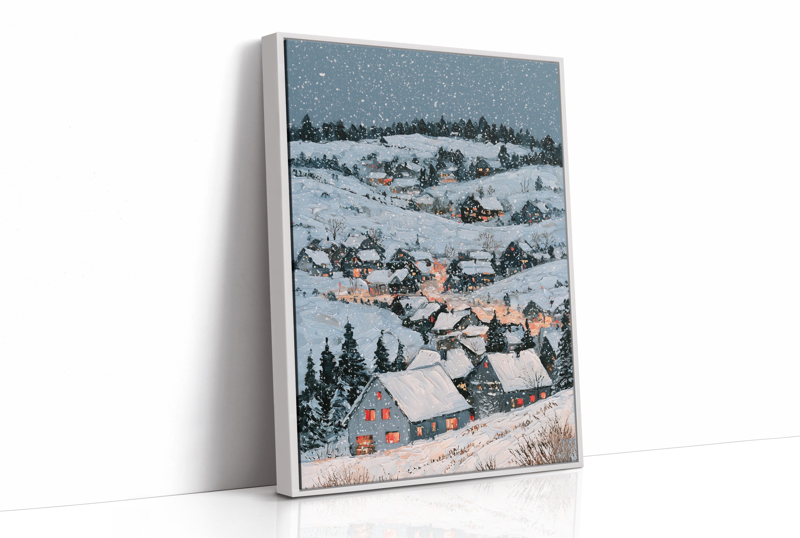 Village in the Snowy Hollow