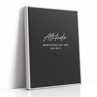 Attitude Determines Everything