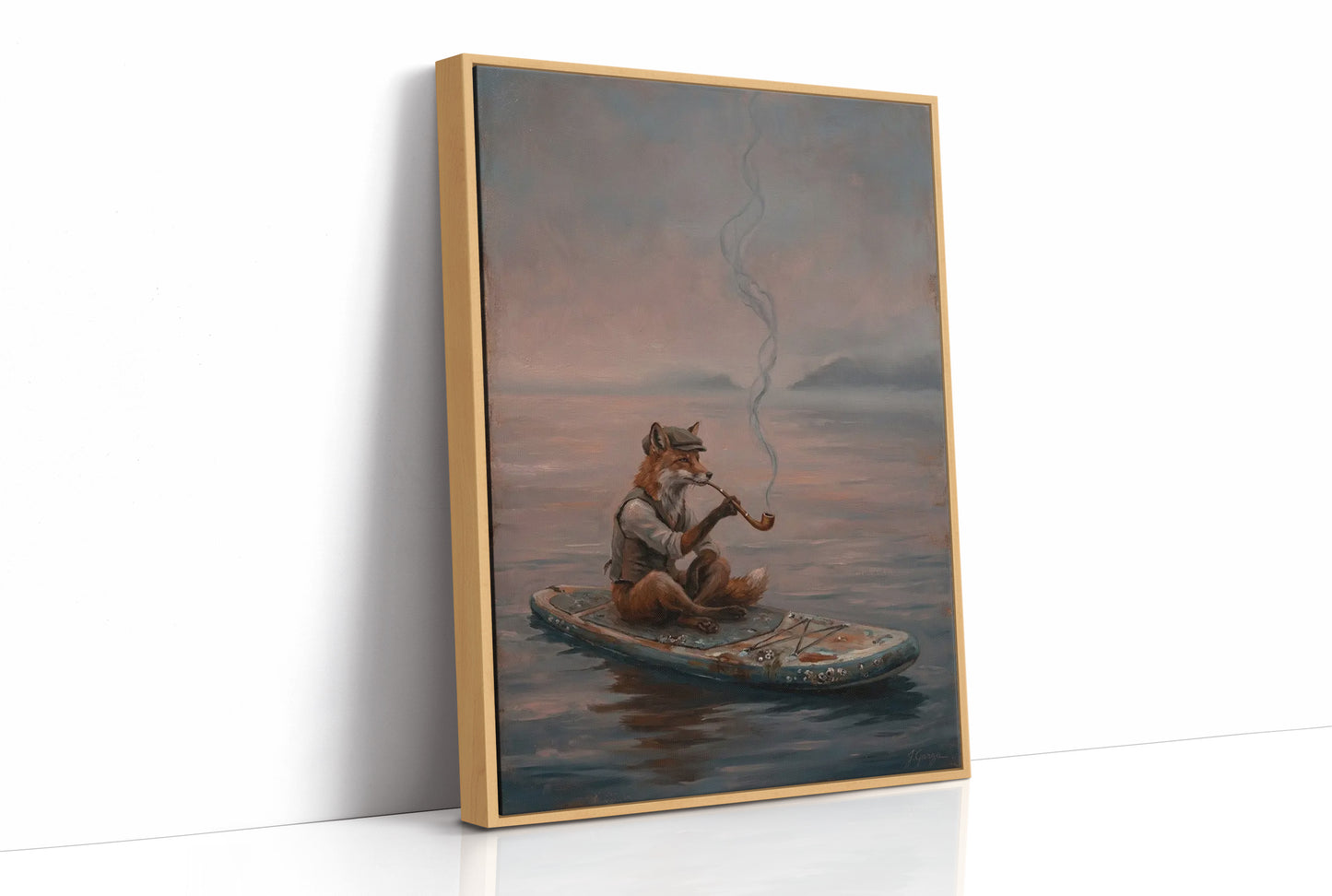 Smoke on Calm Water