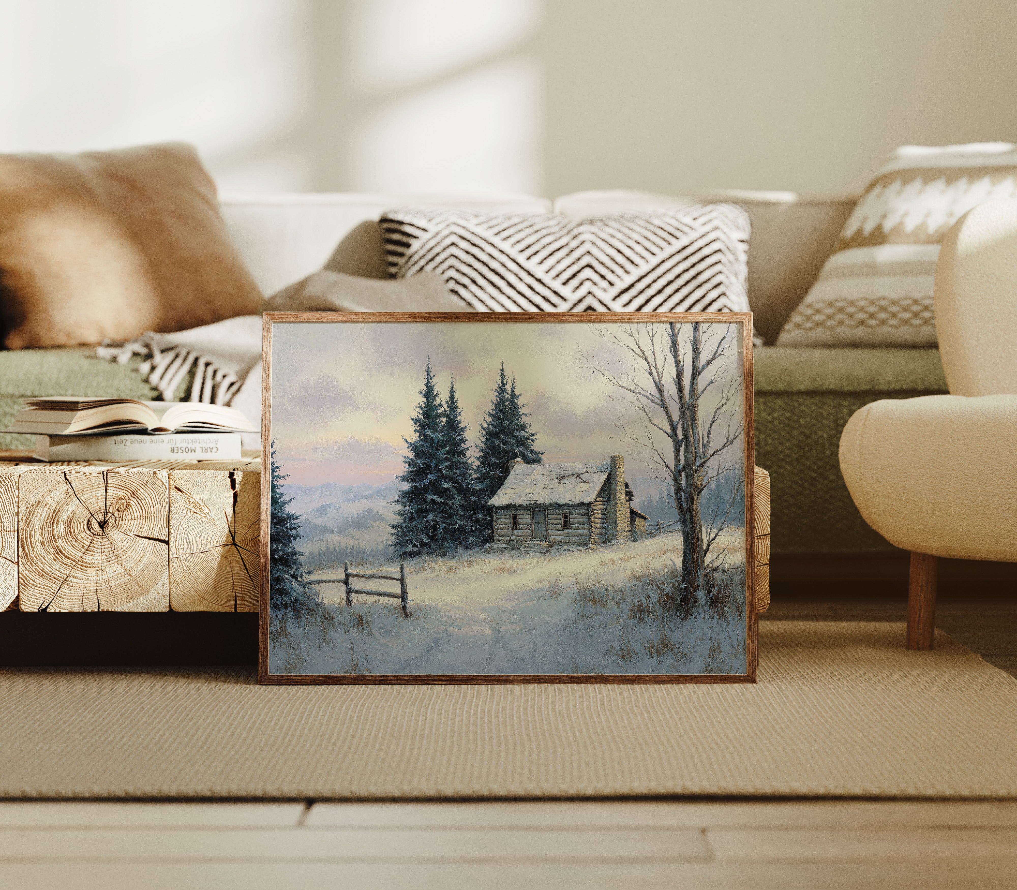 Snow Settles On Mountain Memories