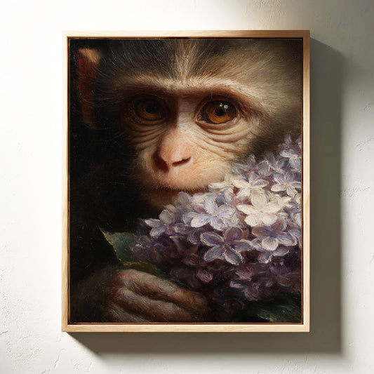 Innocence Cradled By Blooms