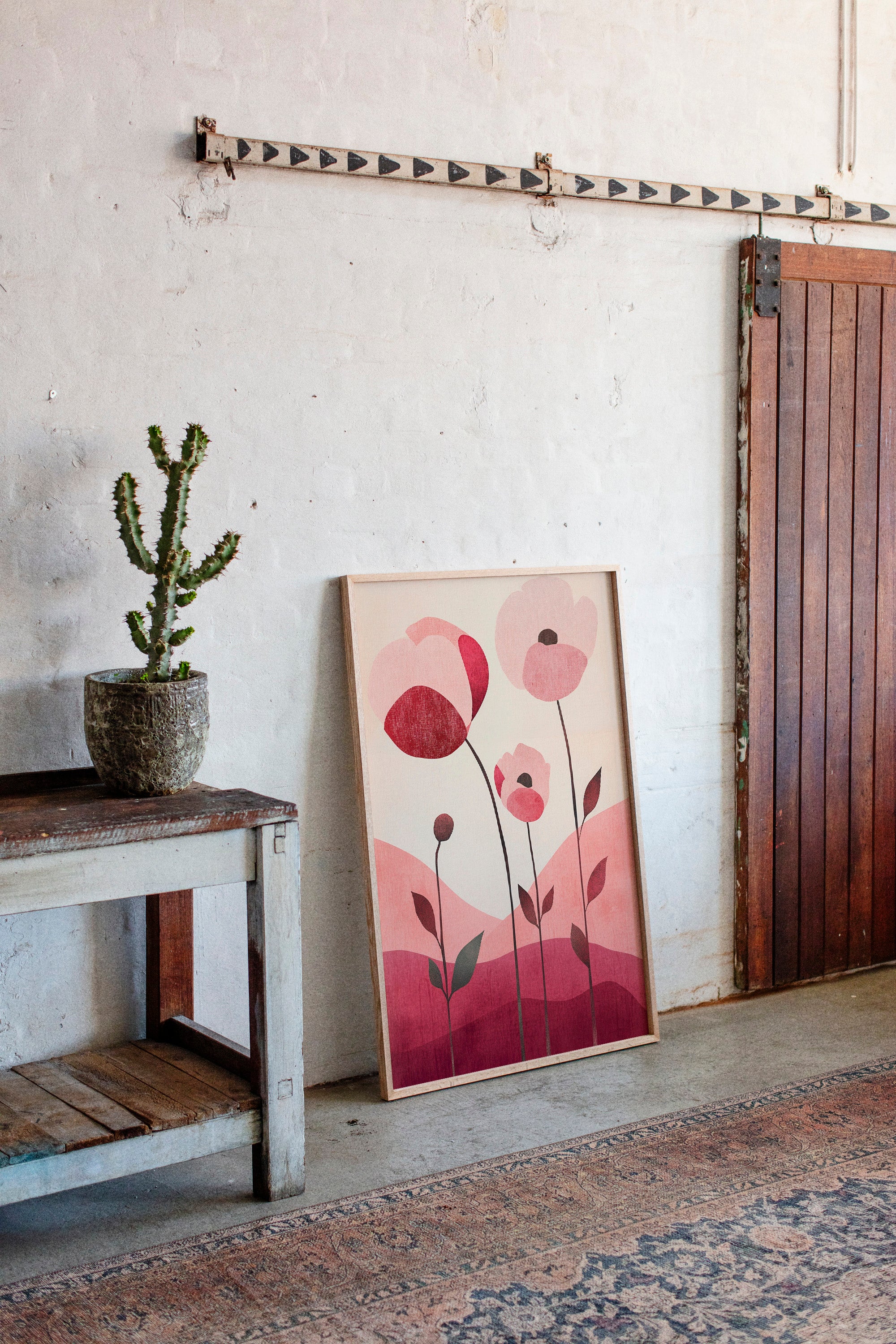 Pink Poppies Dance At Dawn